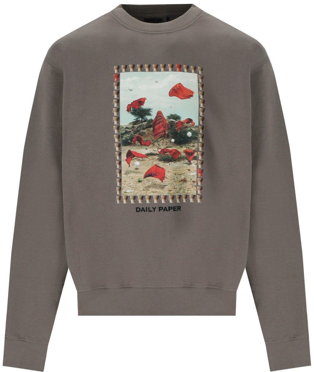 Daily Paper DAILY PAPER RASHAD TAUPE SWEATSHIRT Bruin