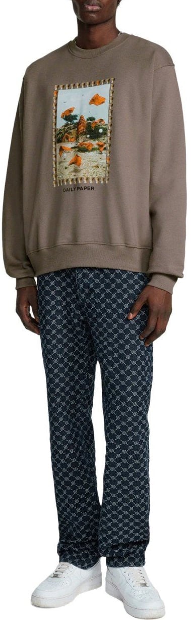 Daily Paper DAILY PAPER RASHAD TAUPE SWEATSHIRT Bruin