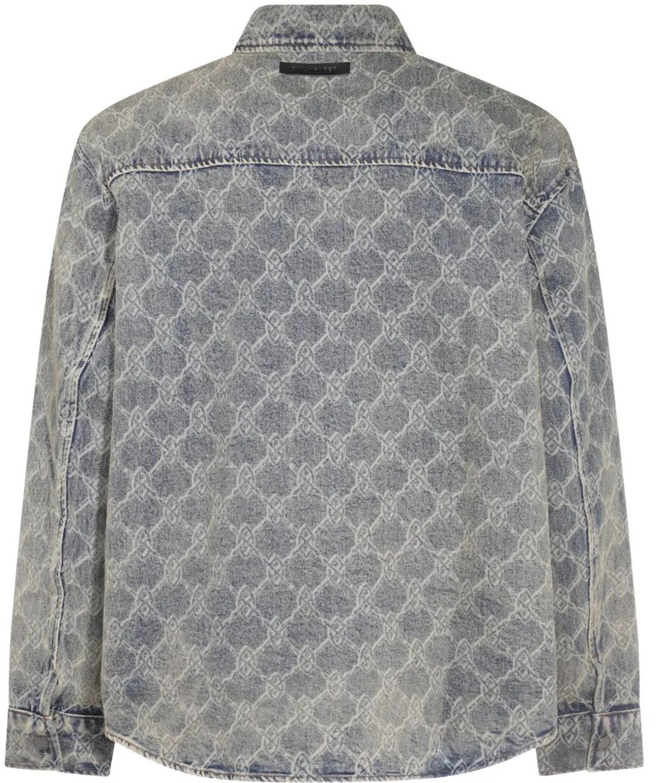 Daily Paper chemise a logo imprime 2 Blauw