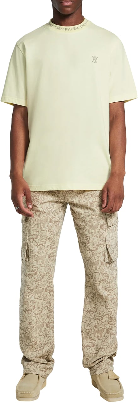 Daily Paper T-Shirts And Polos Icing Yellow Geel