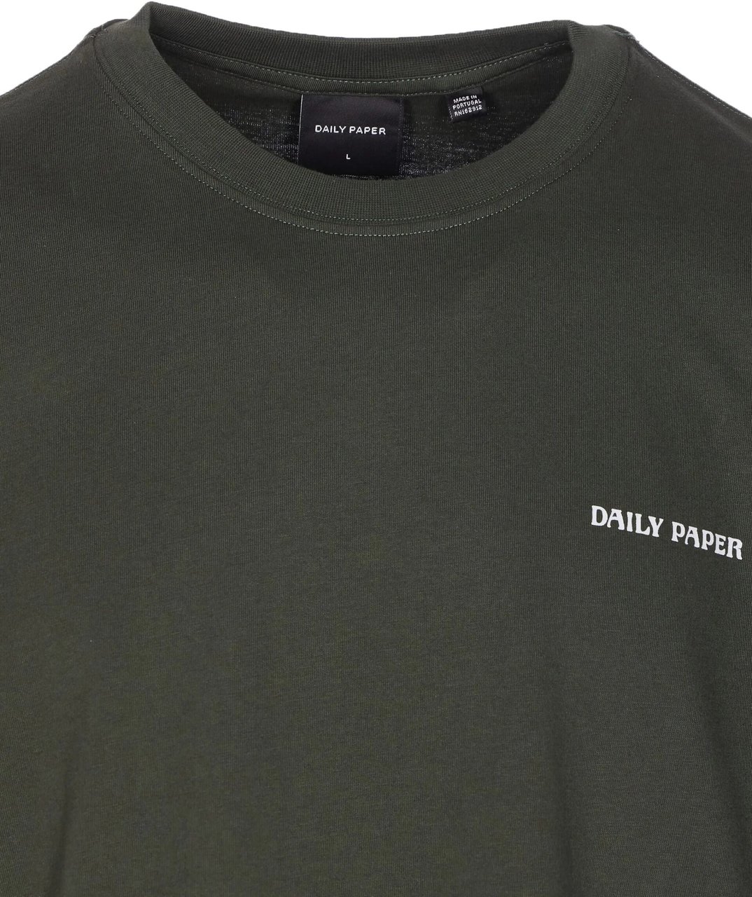 Daily Paper rosin green matchstick shield t shirt 2 Groen