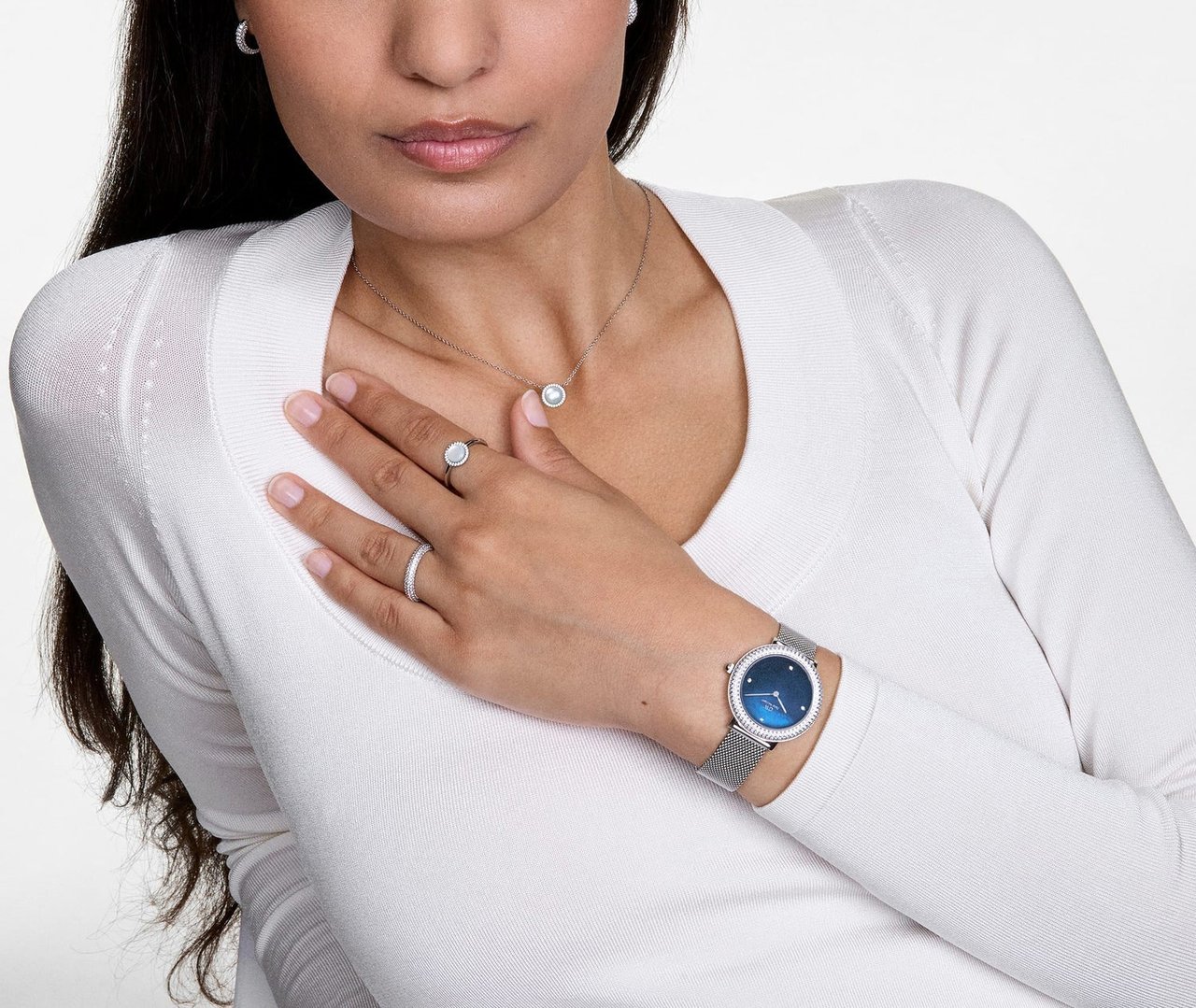 Daniel Wellington - Ketting - Wit Divers