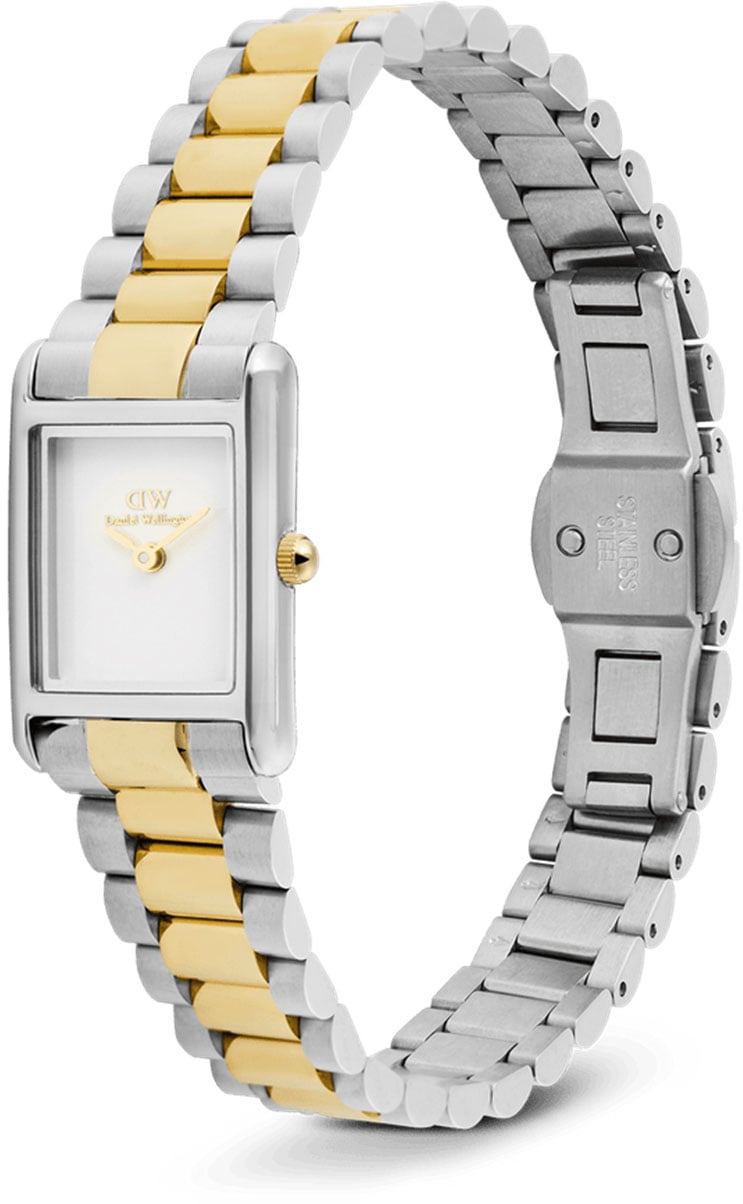 Daniel Wellington Bound Mini - Horloge - Wit Zilver