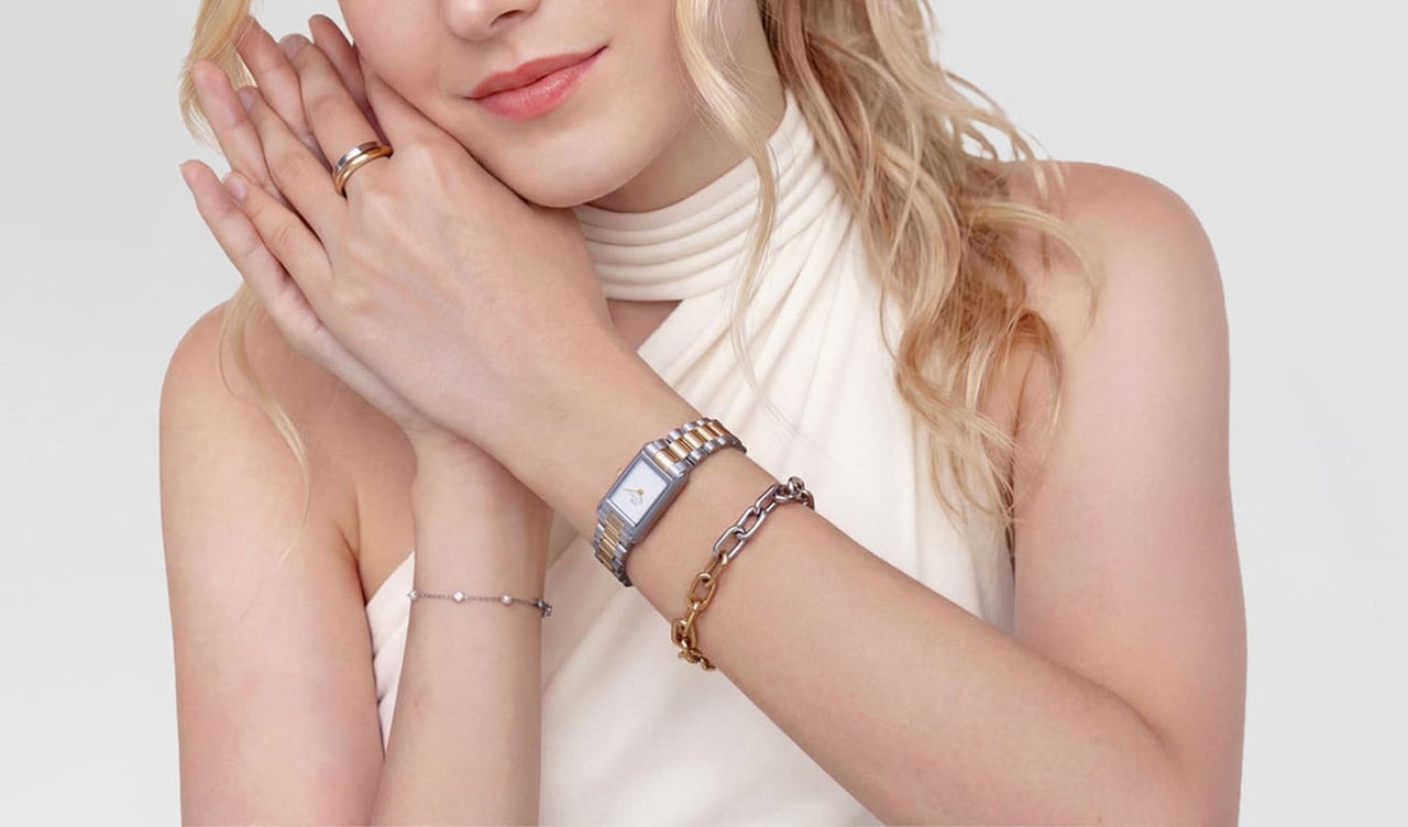 Daniel Wellington Bound Mini - Horloge - Wit Zilver