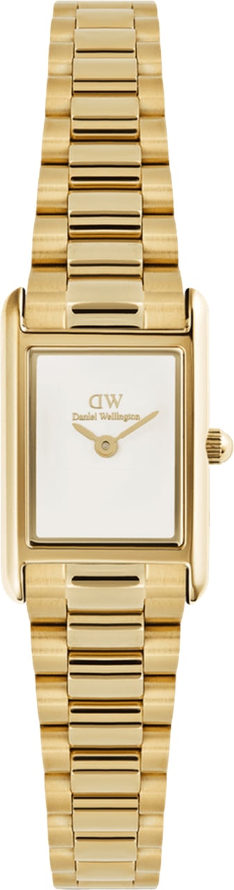 Daniel Wellington Bound Mini - Horloge - Wit Goud