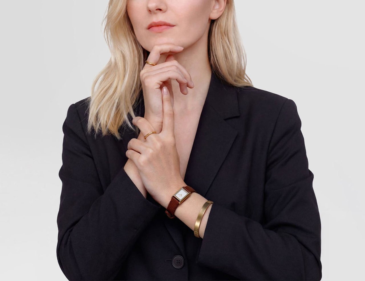 Daniel Wellington Bound Mini - Horloge - Wit Wit