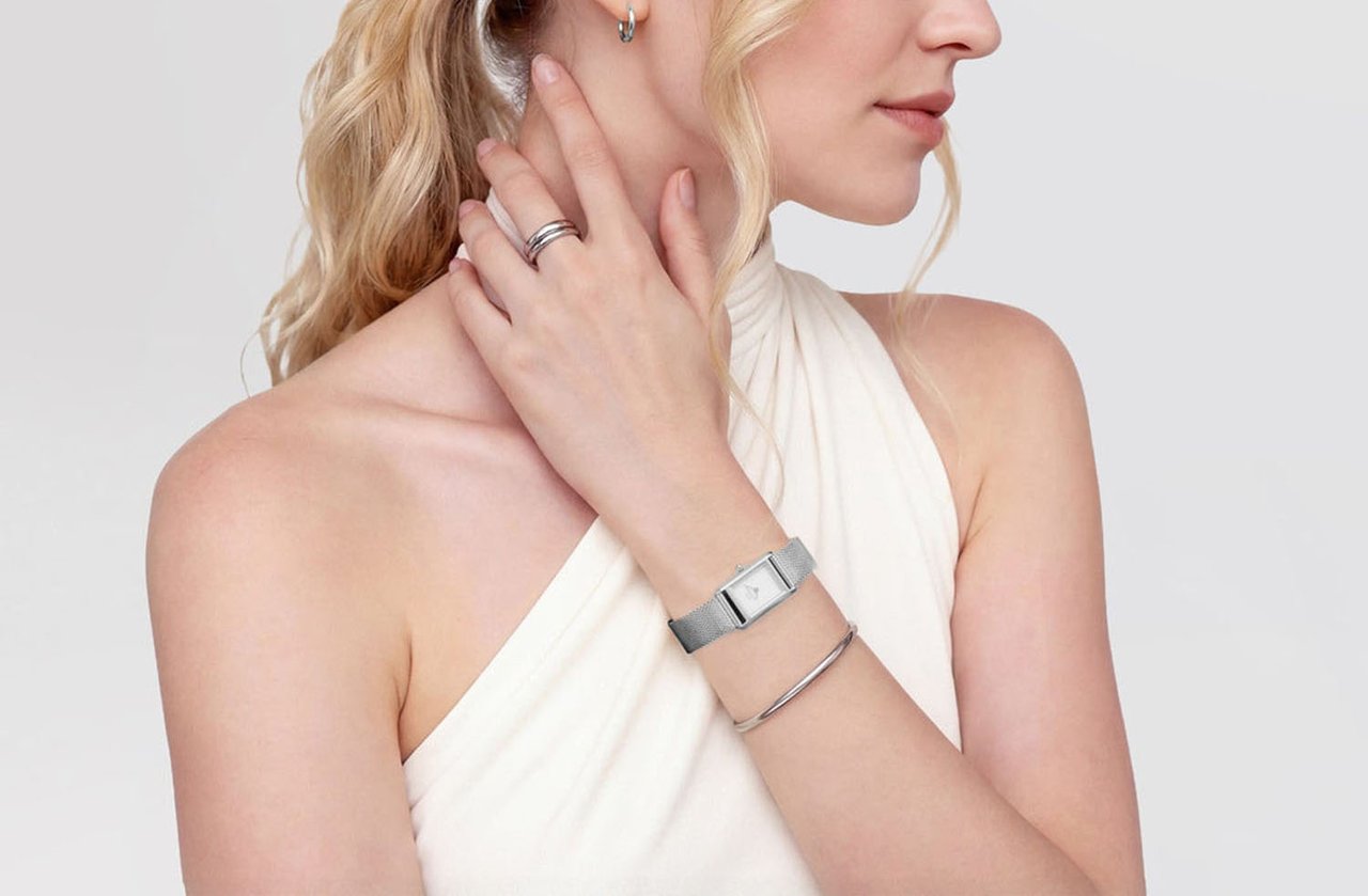 Daniel Wellington Bound Mini - Horloge - Wit Divers