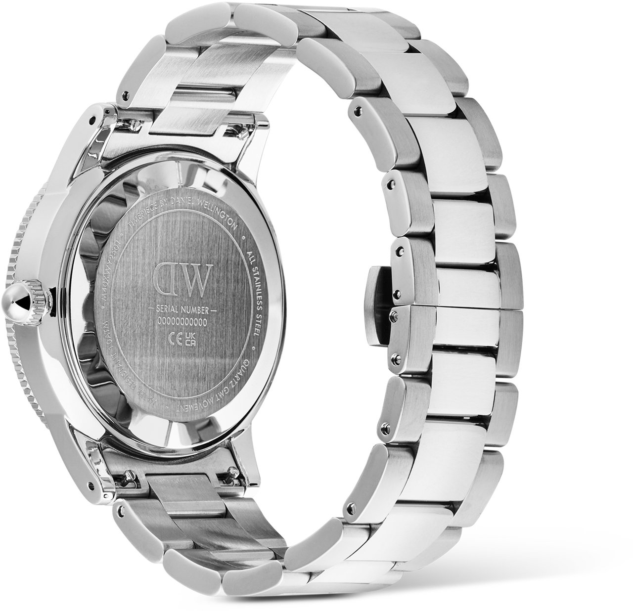 Daniel Wellington Iconic GMT - Horloge - Zwart Zilver