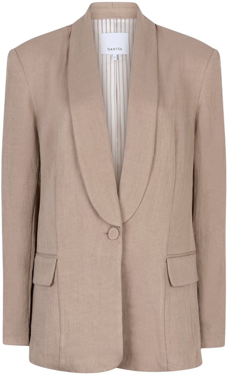 Dante6 Dante 6 Dayva Relaxed Fit Blazer Blazers Zand 261140 Beige