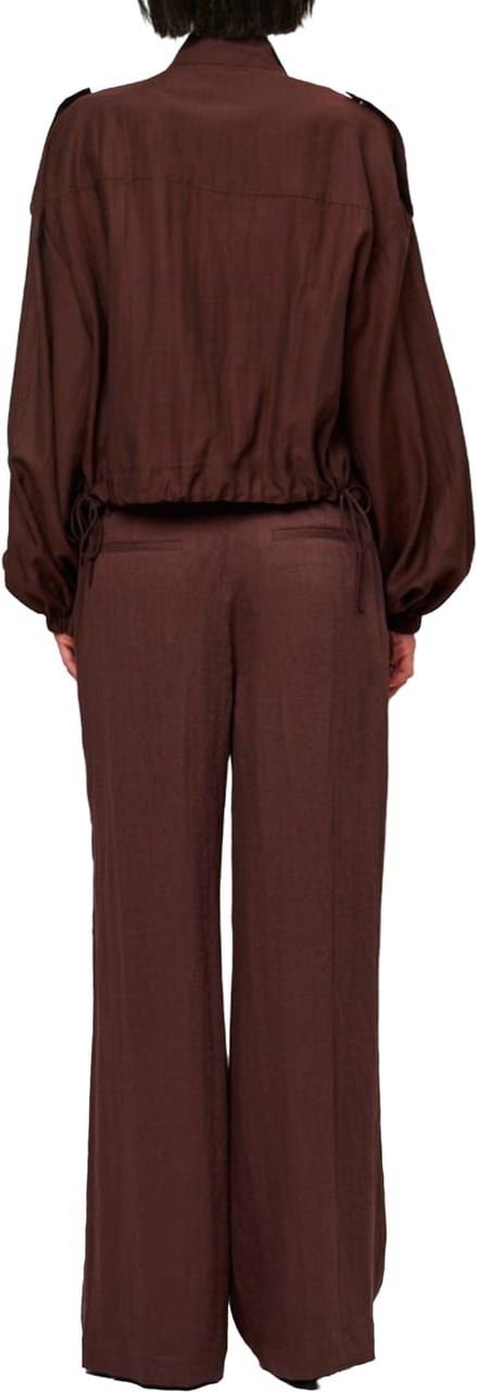 Dante6 Dante 6 Kenila Wide Leg Pants Pantalons Donkerbruin 261141 Bruin