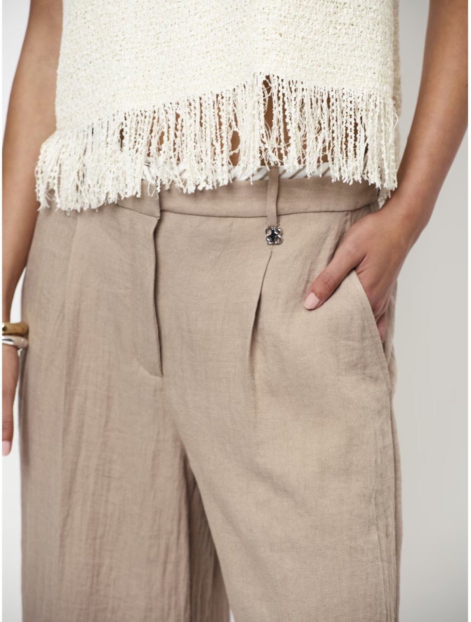 Dante6 Dante 6 Emra Relaxed Fit Bermuda Bermudas Zand 261142 Beige