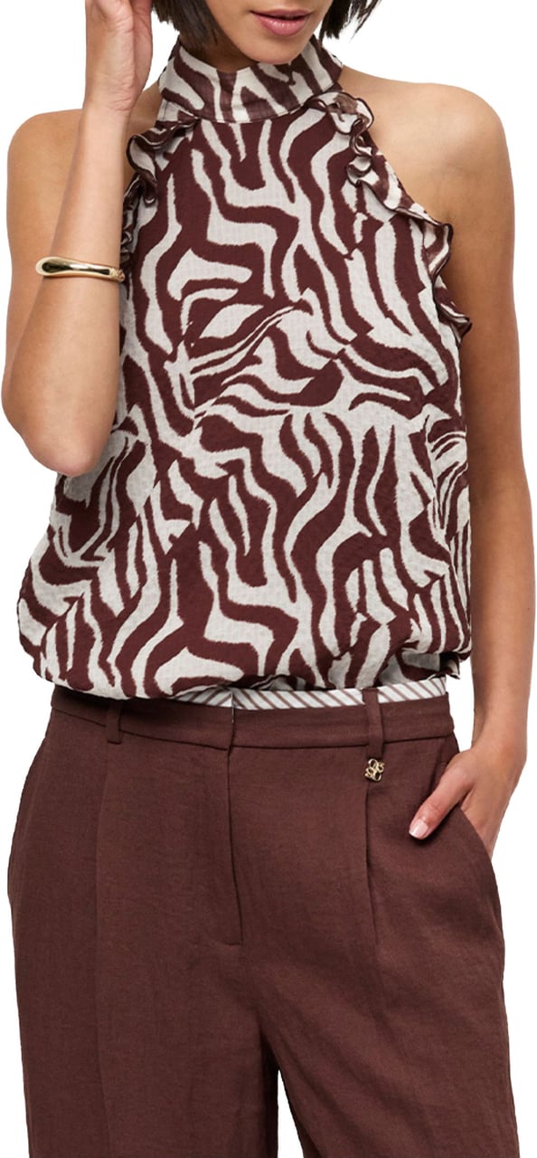 Dante6 Dante 6 Galilee Printed Halter Top Tops Multicolor 261221 Divers