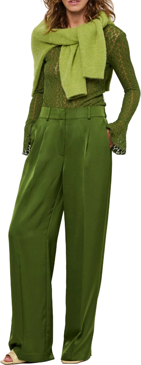 Dante6 Dante 6 Jules Satin Smart Pants Pantalons Groen 261304 Groen