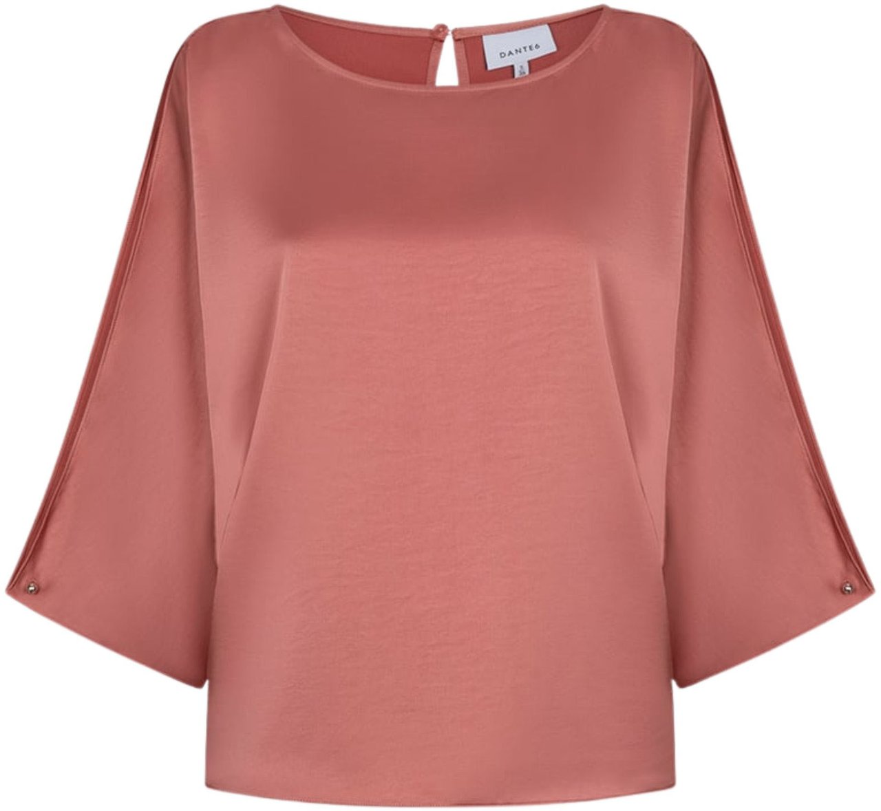 Dante6 Dante 6 Risette Flowing Satin Top Tops Koraal 261306 Divers