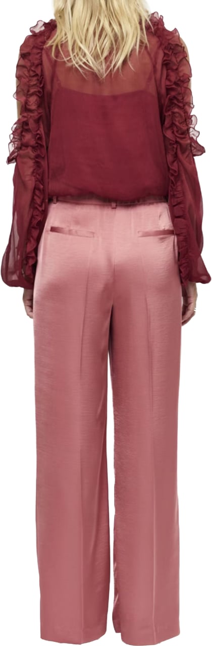 Dante6 Dante 6 Harmony Boho Chiffon Top Tops Bordeaux 261332 Rood