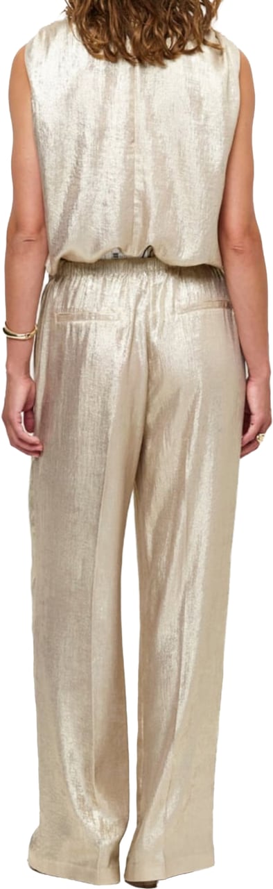 Dante6 Dante 6 Ido Metallic Effect Pants Pantalons Beige 261342 Beige