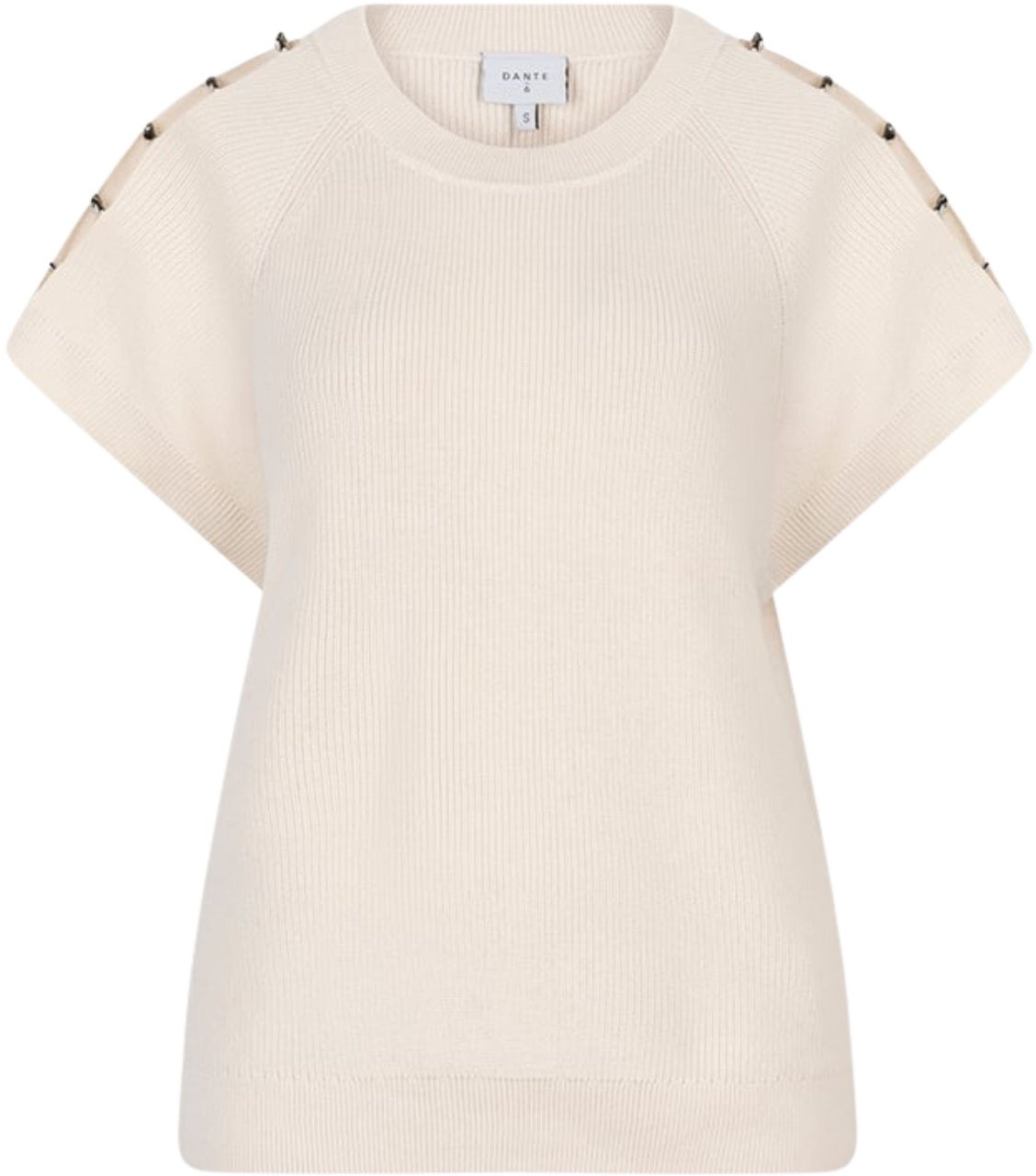 Dante6 Dante 6 Seattle Beaded Sweater Sweaters Creme 261391 Beige