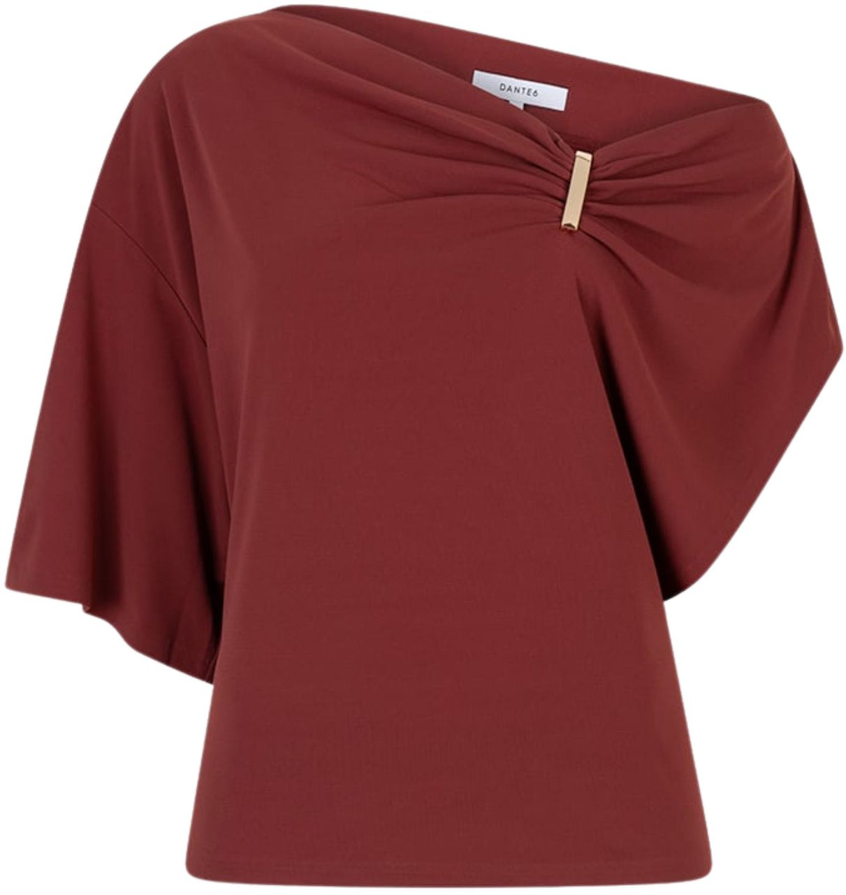 Dante6 Dante 6 Gou Embellished Drapey Top Tops Bordeaux 261481 Rood