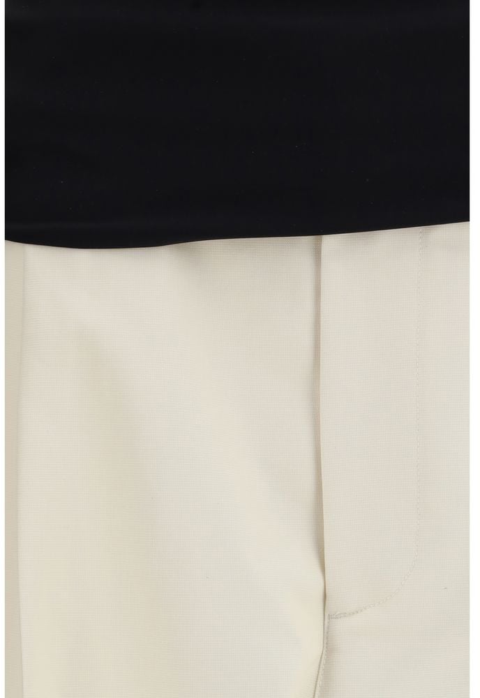 Darkpark Beige Cotton Casual Pants Beige