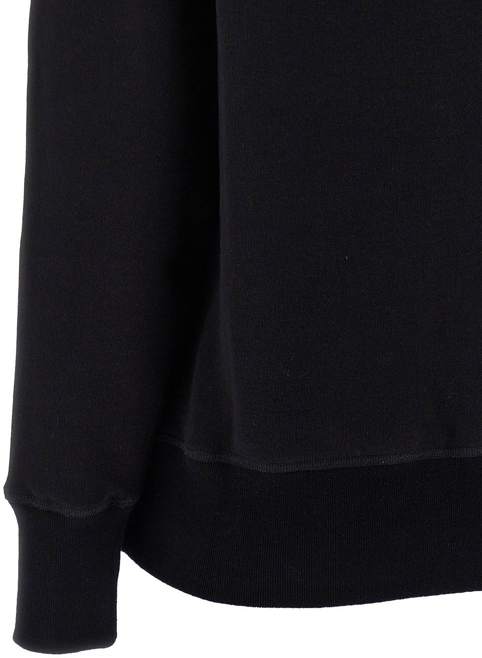 Darkpark Blue Cotton Sweatshirt Zwart