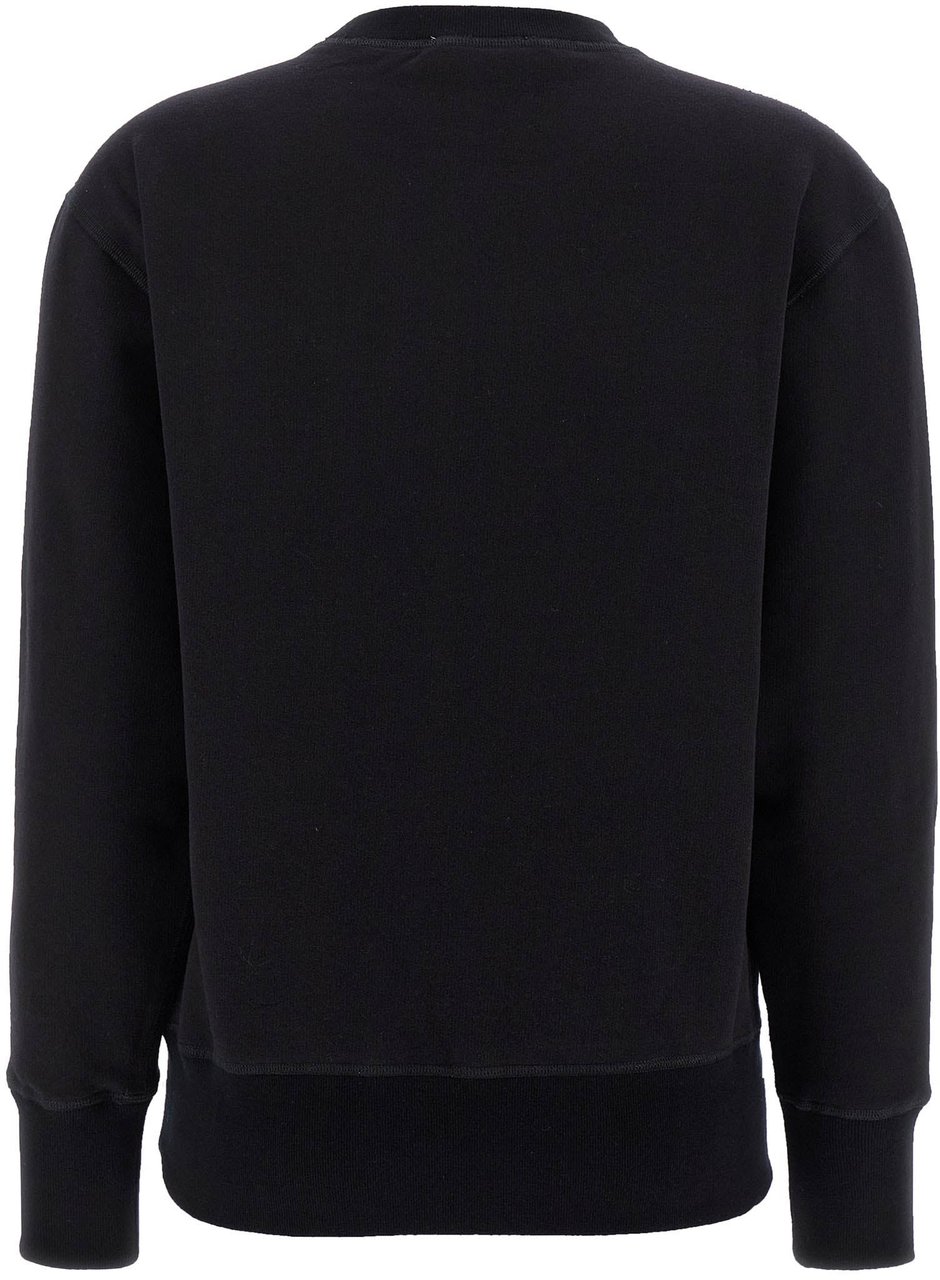 Darkpark Blue Cotton Sweatshirt Zwart