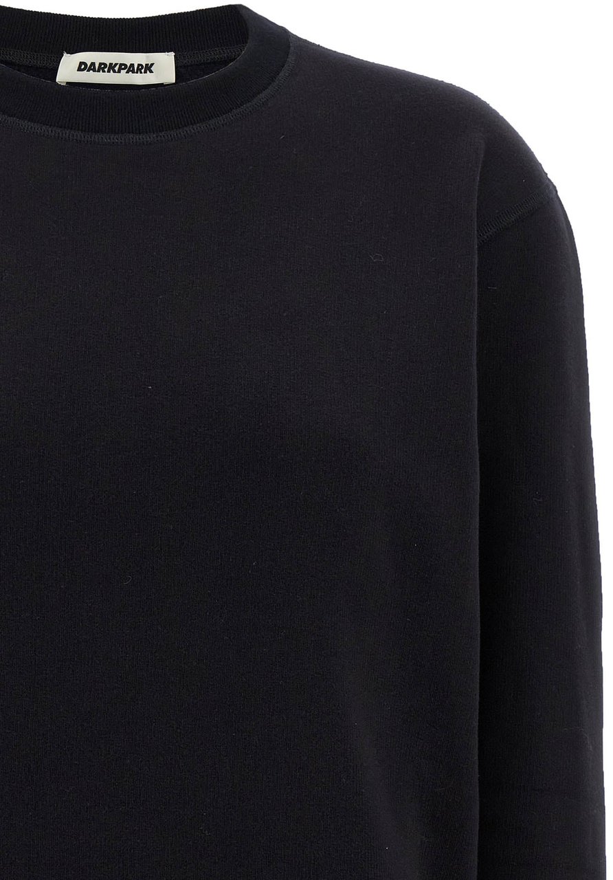 Darkpark Blue Cotton Sweatshirt Zwart
