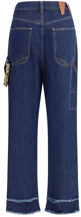 Darkpark Blue Cotton Jeans Denim Blauw