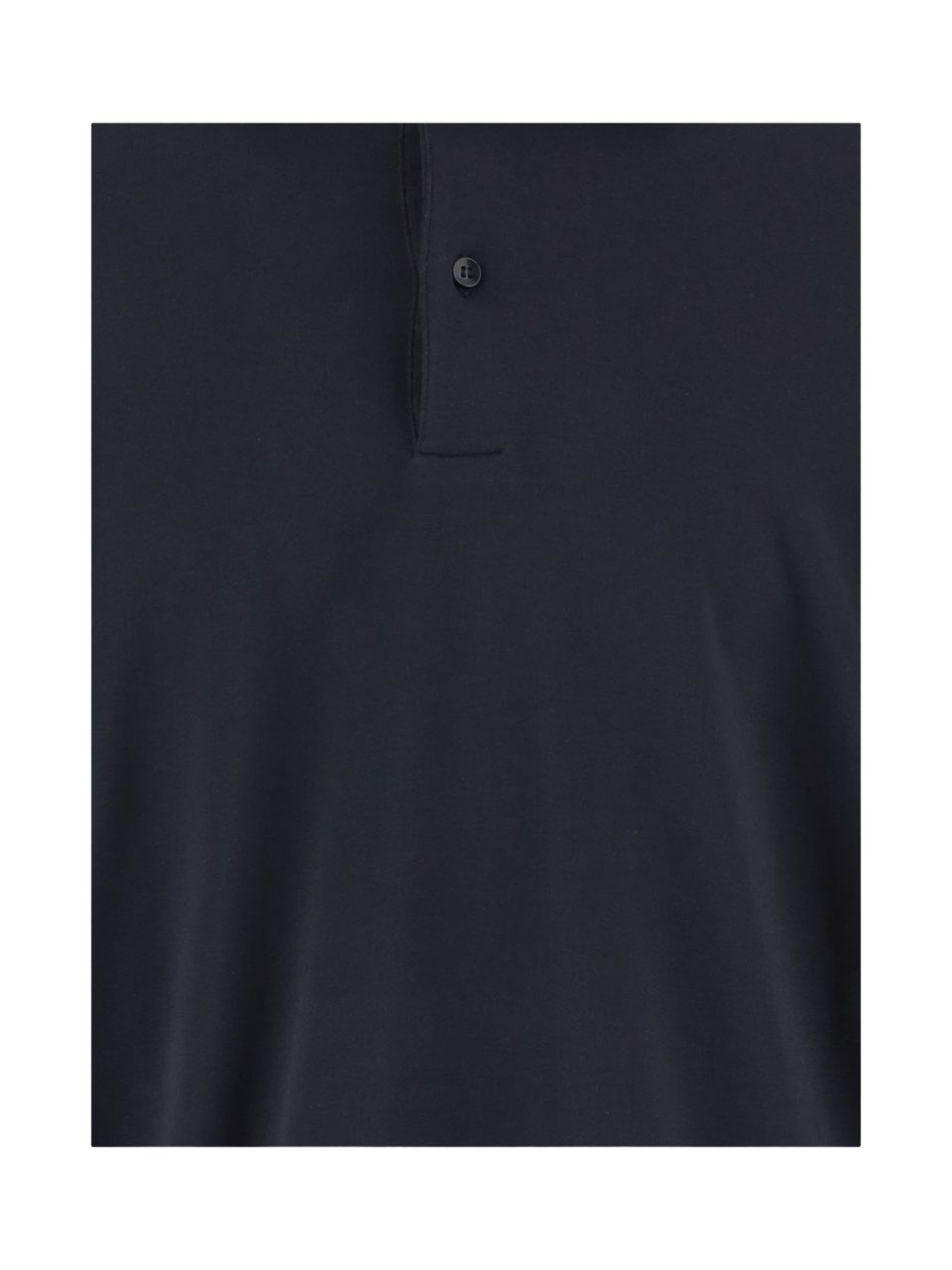 DARKPARK Long-Sleeved Cotton Polo Shirt Blauw