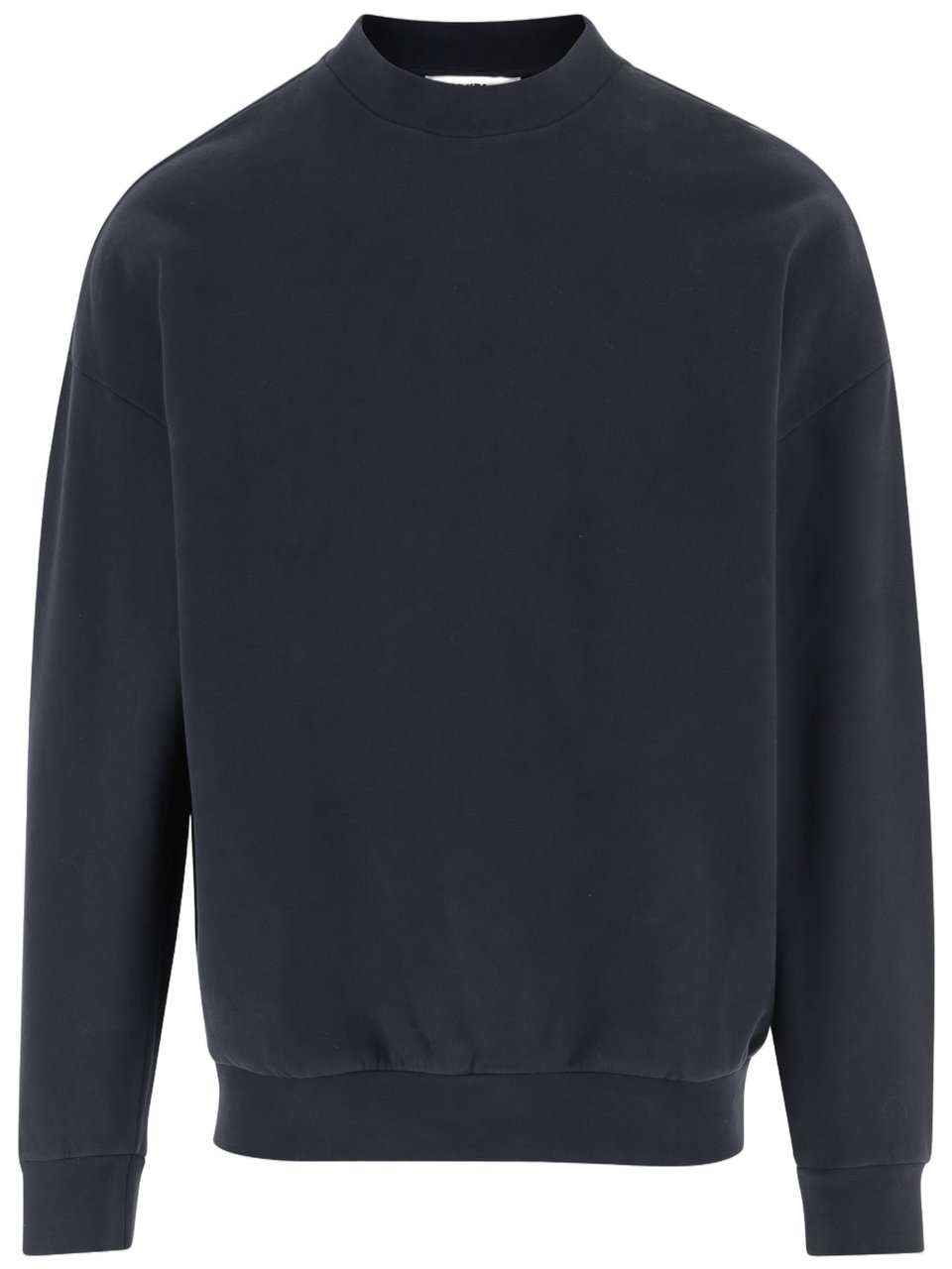 DARKPARK Navy Ribbed Cotton Sweatshirt Blauw