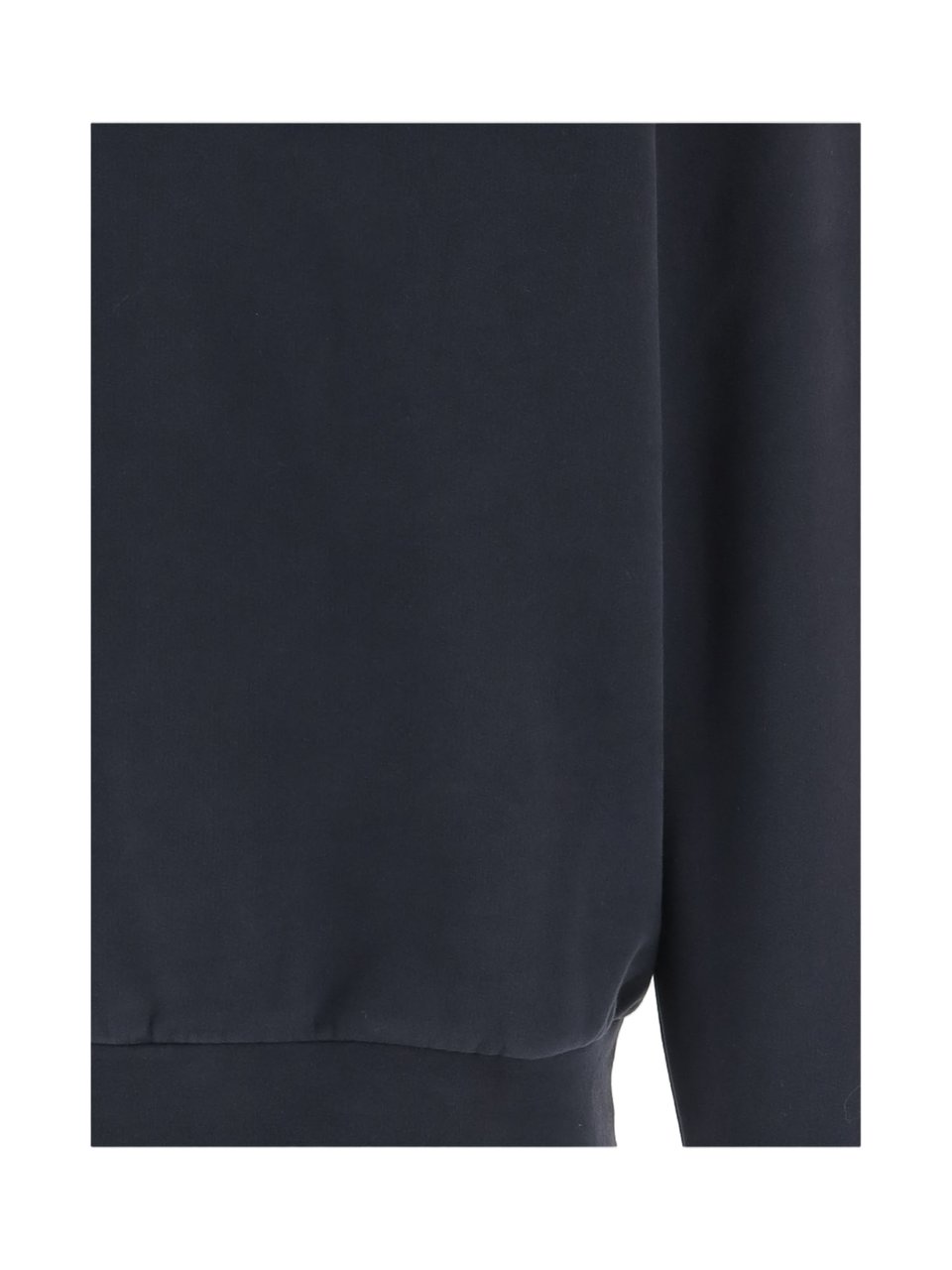 DARKPARK Navy Ribbed Cotton Sweatshirt Blauw