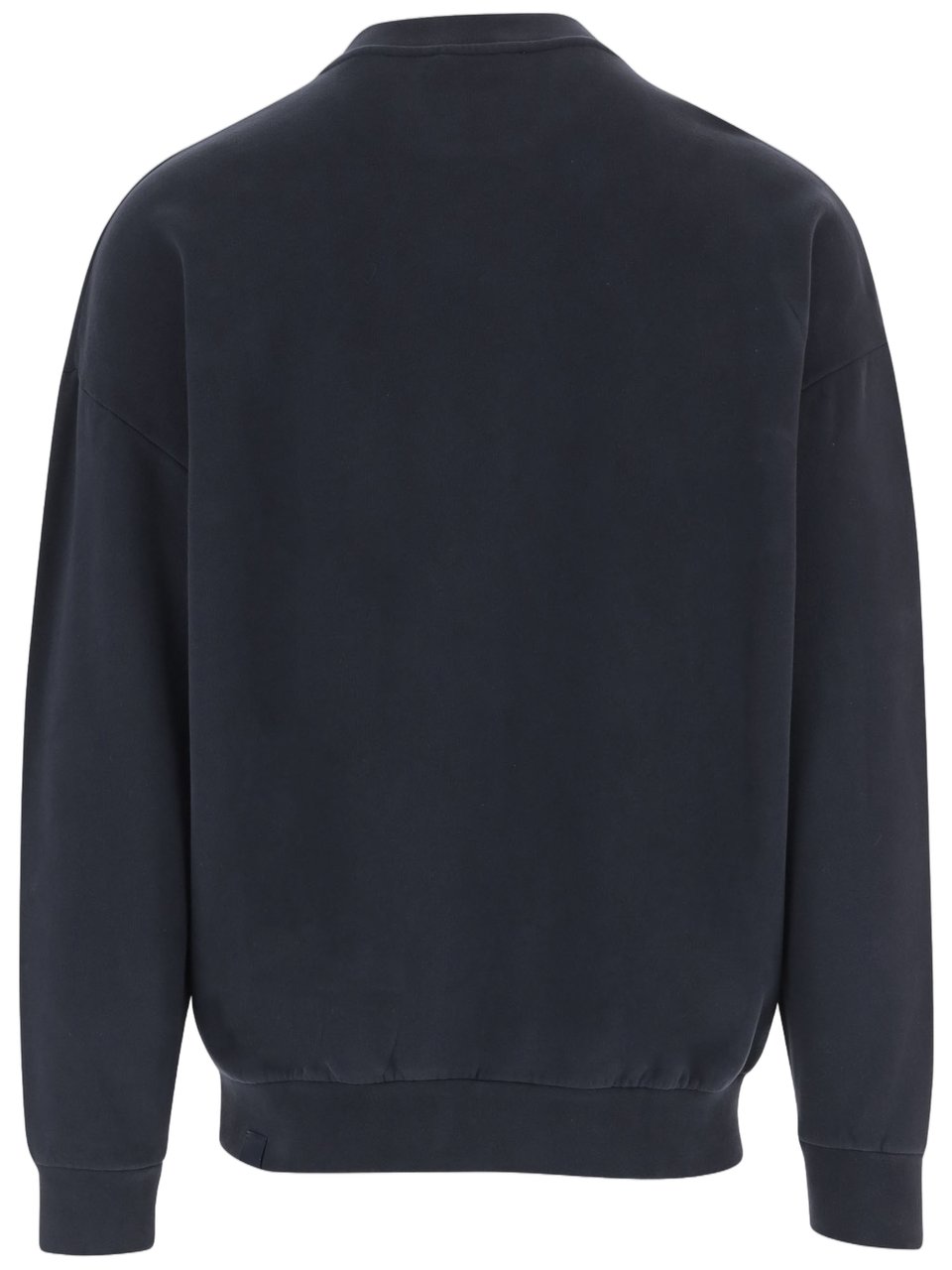 DARKPARK Navy Ribbed Cotton Sweatshirt Blauw