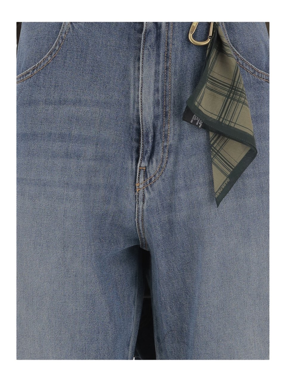 DARKPARK Cotton Blend Denim Jeans Grijs