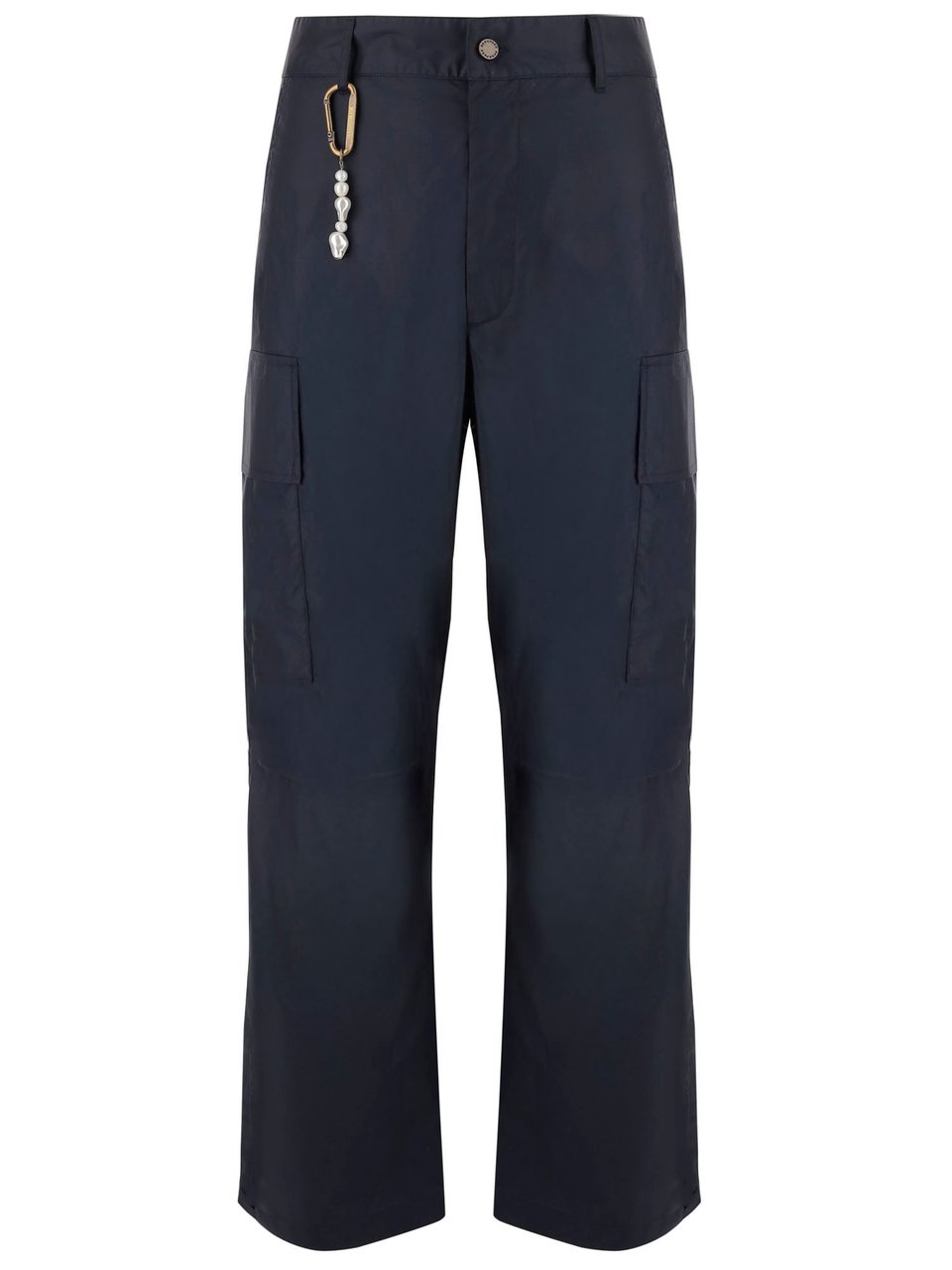 DARKPARK Navy Cotton Twill Multi-Pocket Pants Blauw