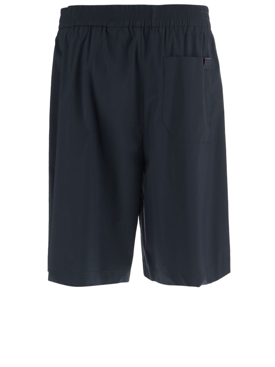 DARKPARK Navy Blue Cotton-Blend Shorts Blauw