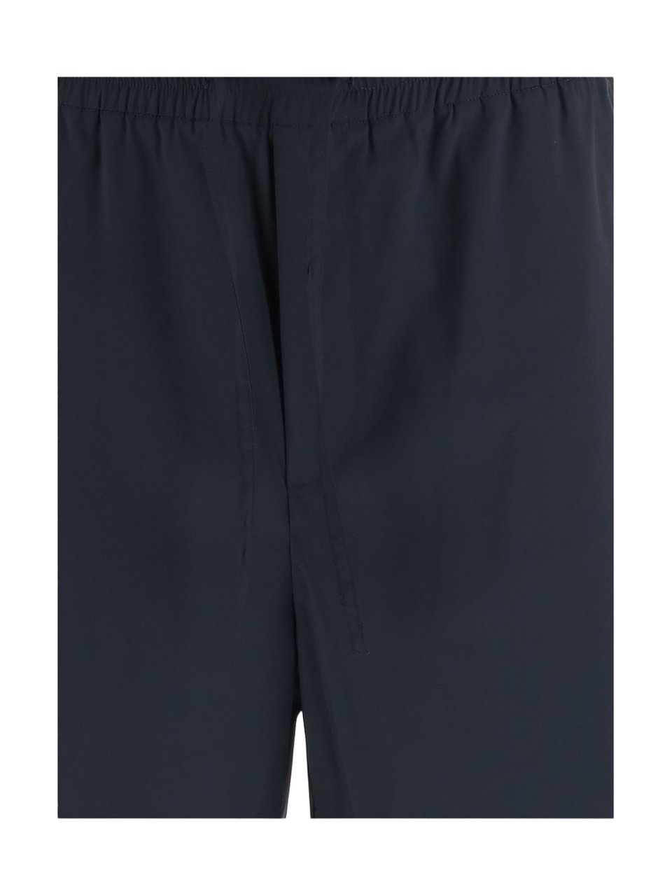 DARKPARK Navy Blue Cotton-Blend Shorts Blauw