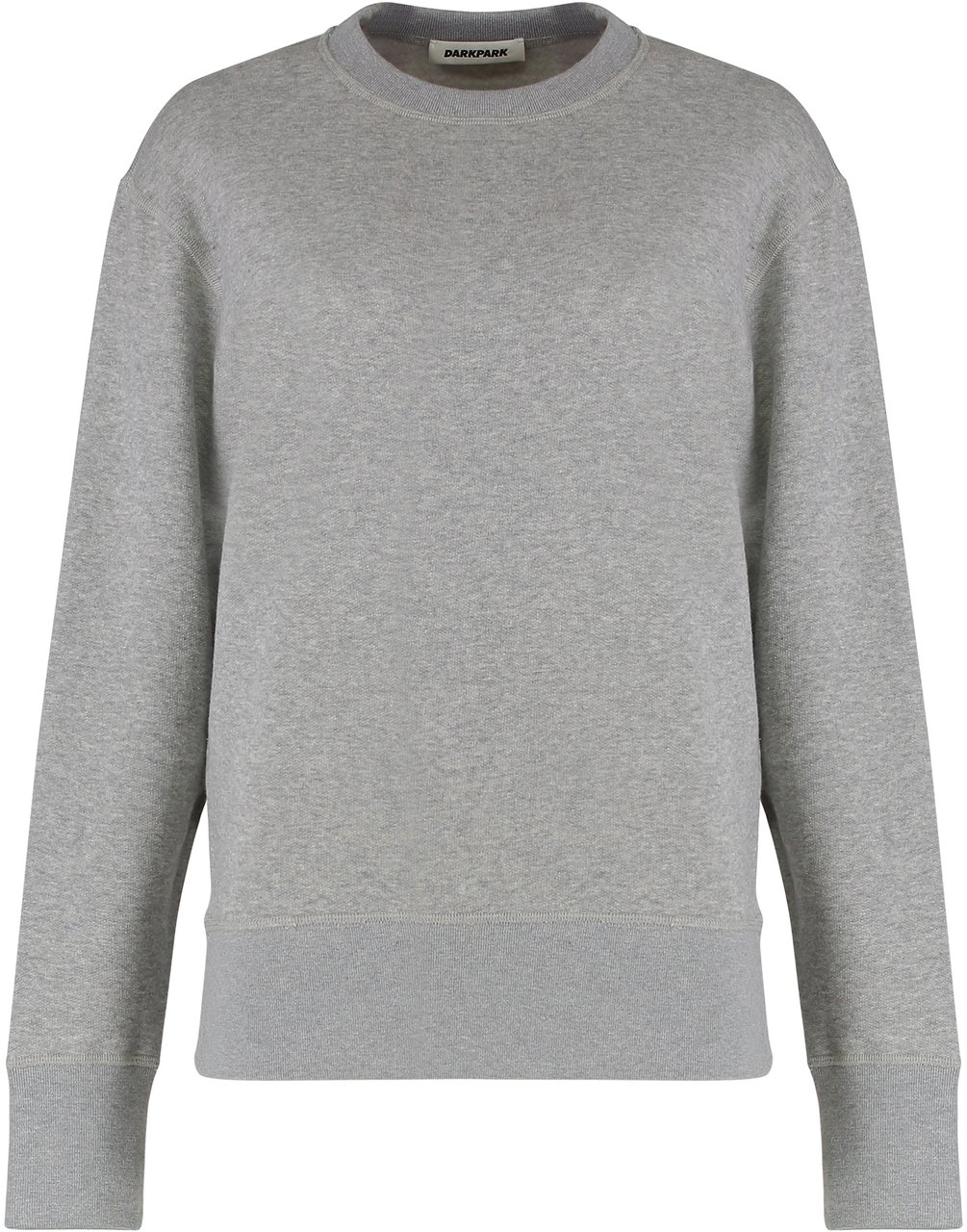 DARKPARK Crewneck Sweater Don't Take Me Off Ever in jersey Grijs
