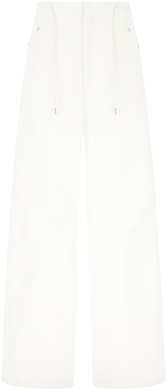 DARKPARK Darkpark Ivory cotton pants Neutraal