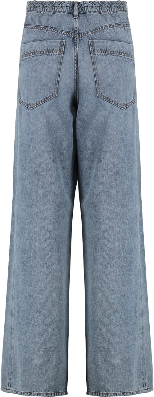DARKPARK Iris 5-pocket straight-leg jeans Blauw