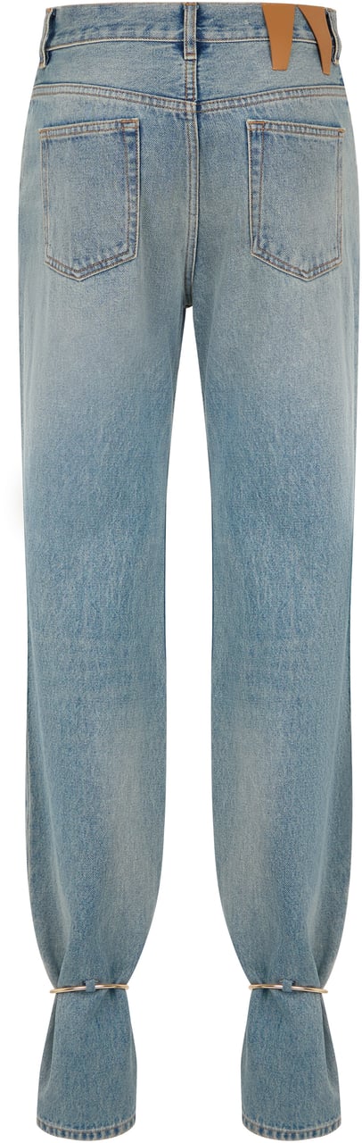 DARKPARK Straight jeans with jewel Lichtblauw