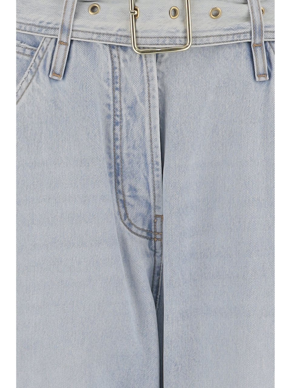 DARKPARK Light Denim Cotton Jeans Blauw