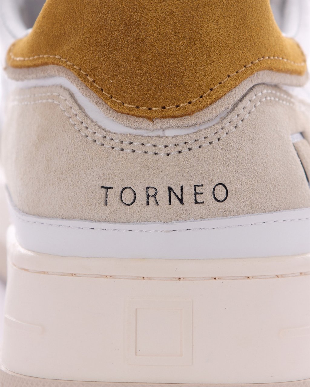 D.A.T.E. D.A.T.E. Sneakers White-Yellow Wit