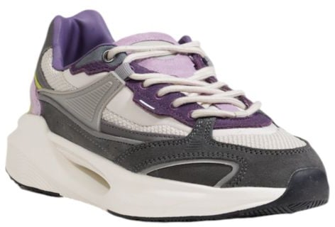 D.A.T.E. D.A.T.E Gray Fabric Chunky Sneakers Grijs