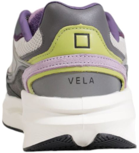 D.A.T.E. D.A.T.E Gray Fabric Chunky Sneakers Grijs