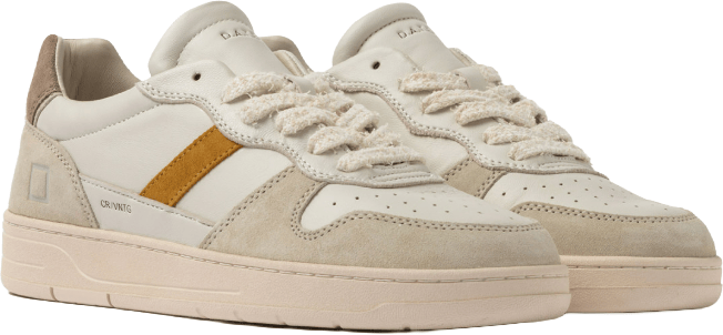 D.A.T.E. Sneakers Ivory Wit