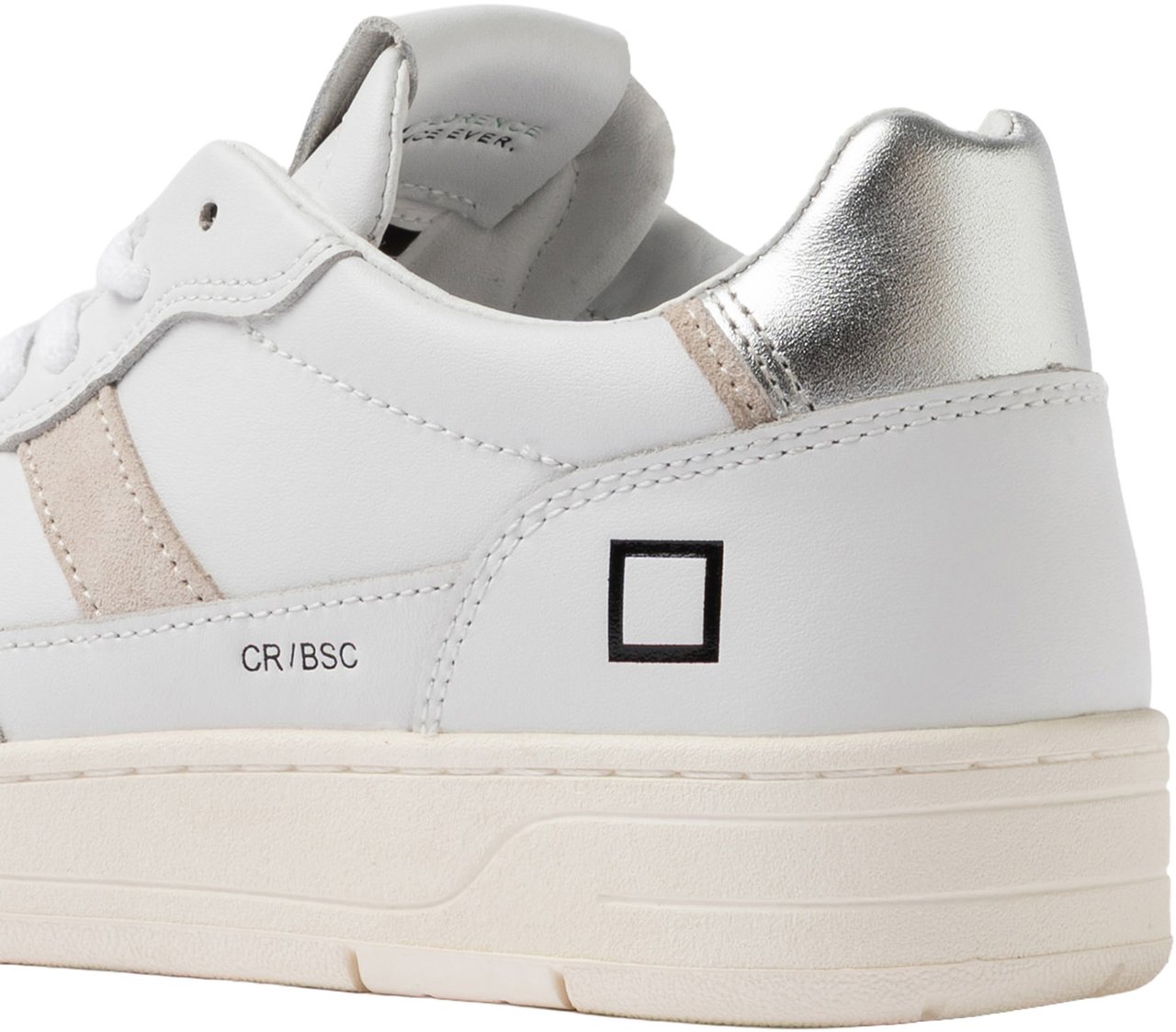 D.A.T.E. Sneakers White-Silver Wit