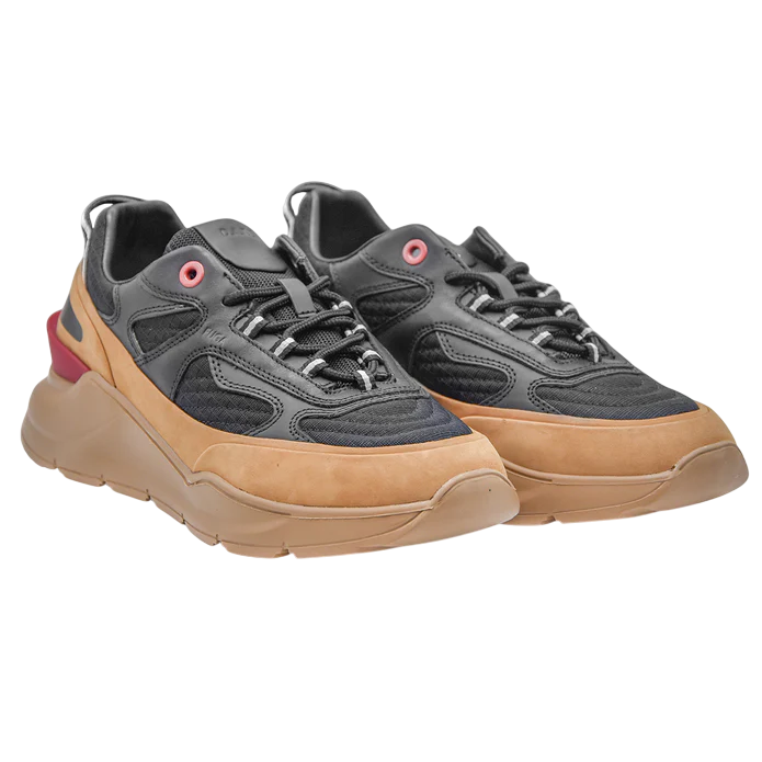 D.A.T.E. sneakers nere e beige Zwart