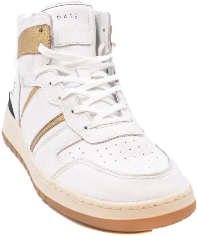 D.A.T.E. High-top Sneakers White Wit