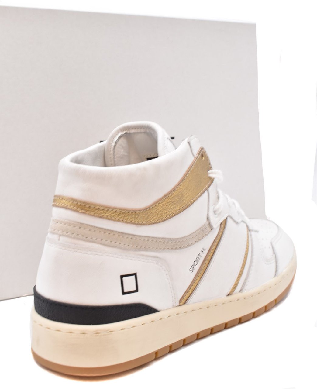 D.A.T.E. High-top Sneakers White Wit