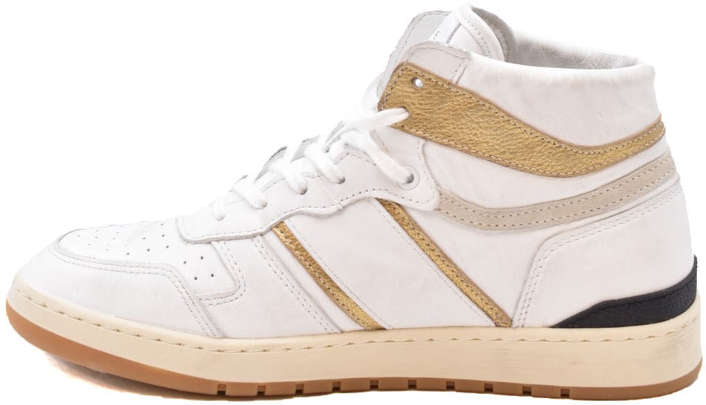 D.A.T.E. High-top Sneakers White Wit