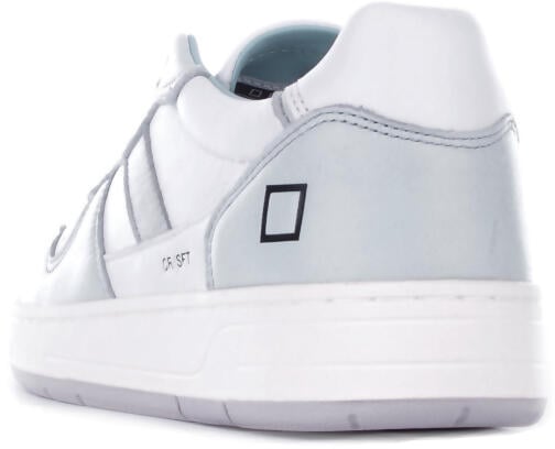 D.A.T.E. Sneakers Bianco Azzurro Blauw